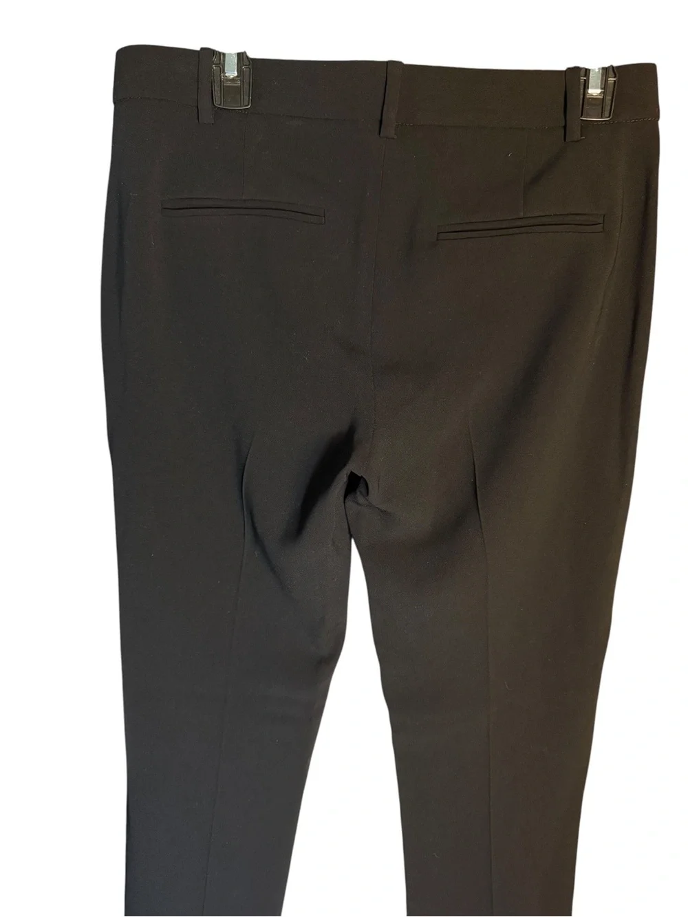 Theory Women’s Size 4 Black Tailored Straight Leg Dress Pants 33” Inseam